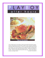 Playboy's Dish of the Month